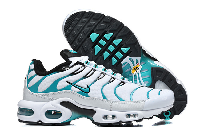 Men's Hot sale Running weapon Air Max TN1 White/Blue Shoes 058